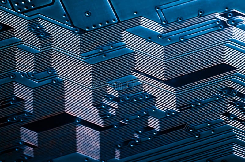 Elektronische van de kringsraad dichte omhooggaande textuur als achtergrond stock illustratie Elektronische van de kringsraad dichte omhooggaande textuur als achtergrond stock illustratie