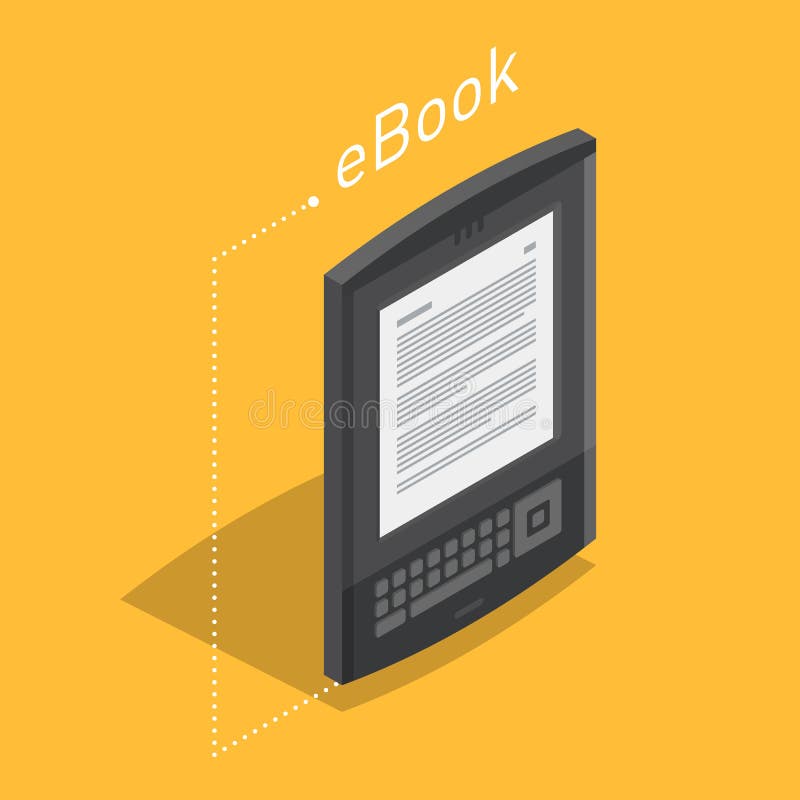 Elektronisk boksymbol Isometrisk plan vektor stock illustrationer Elektronisk boksymbol Isometrisk plan vektor stock illustrationer
