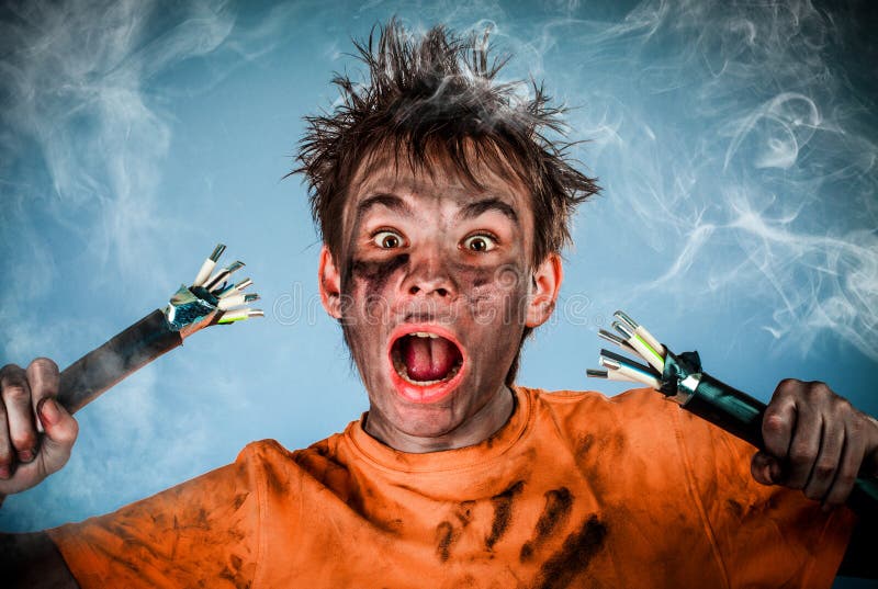 Elektroschock lizenzfreie stockfotografie Elektroschock lizenzfreie stockfotografie