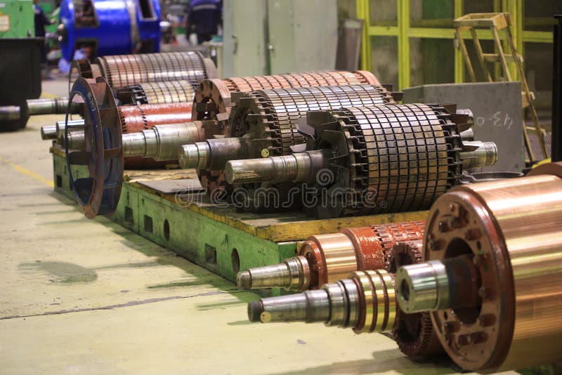 Elektrycznego silnika rotor zapas zdjęcie stock Elektrycznego silnika rotor zapas zdjęcie stock