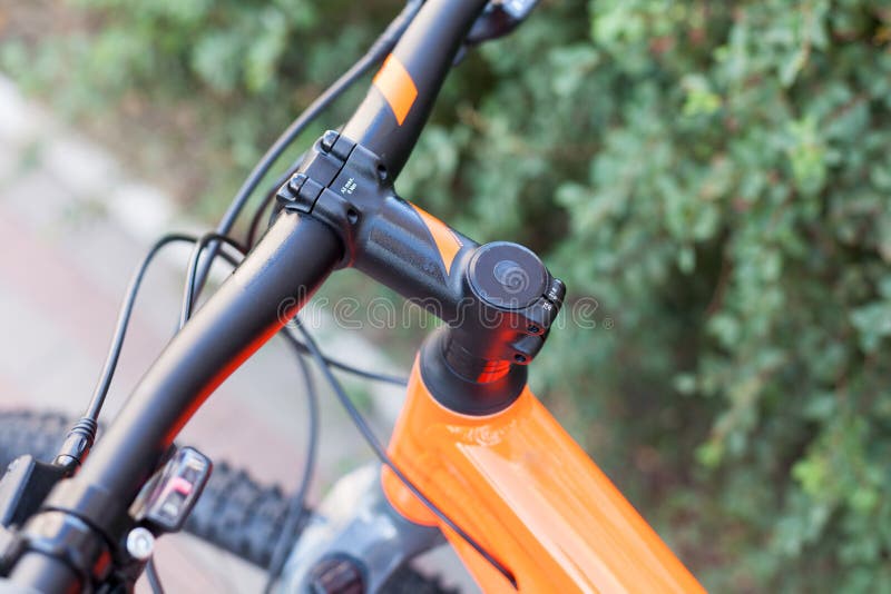 New modern road bicycle on a street background. royalty free stock photos New modern road bicycle on a street background. royalty free stock photos