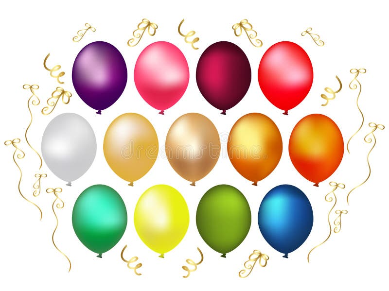 Element for design balloon stock illustration