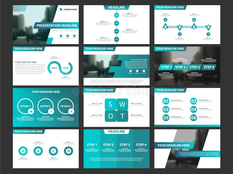 Element-Schablonensatz der Geschäftsdarstellung infographic, korporatives horizontales Broschürendesign des Jahresberichts vektor abbildung Element-Schablonensatz der Geschäftsdarstellung infographic, korporatives horizontales Broschürendesign des Jahresberichts vektor abbildung