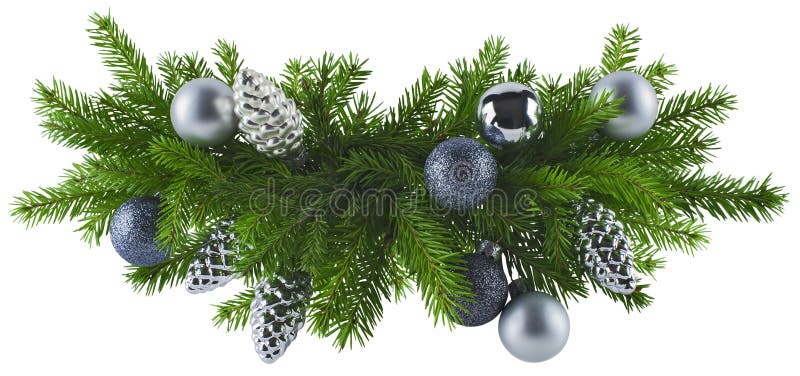 Element van de Kerstmis het zilveren decoratie