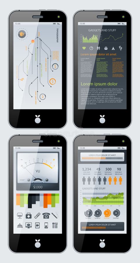 Elementen van Infographics stock illustratie Elementen van Infographics stock illustratie
