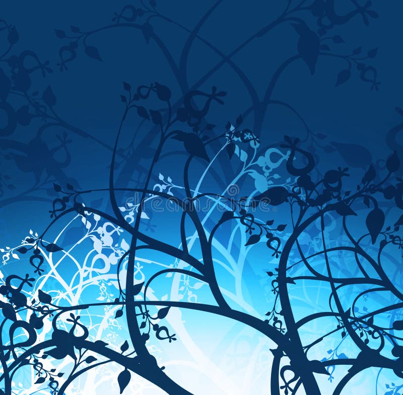 Elementi astratti floreali illustrazione di stock Elementi astratti floreali illustrazione di stock