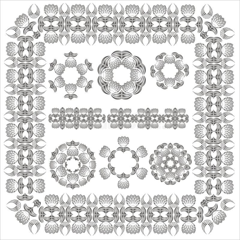 Elementi decorativi. royalty illustrazione gratis Elementi decorativi. royalty illustrazione gratis