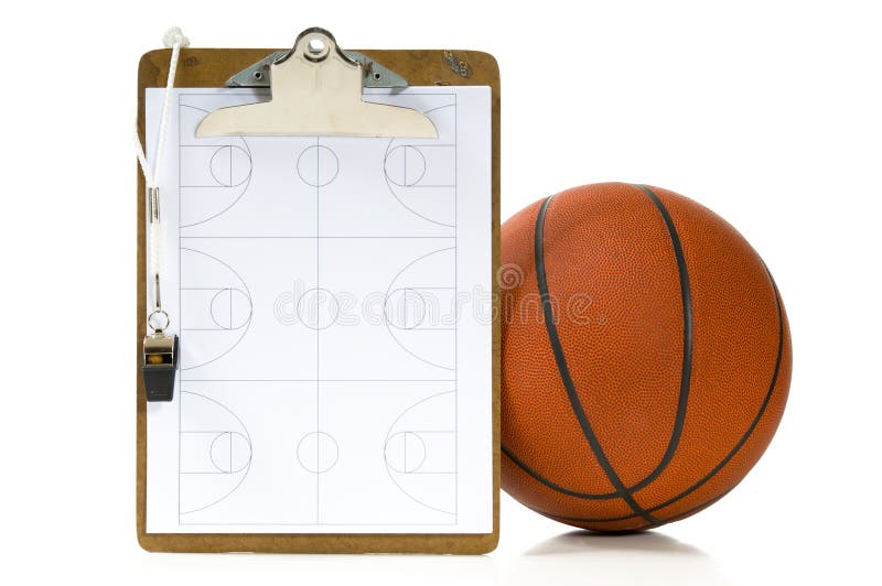 Cartellina Portablocco Per Allenatore Di Pallacanestro - Lavagna Bianca A3 Con Pennarelli E Clip