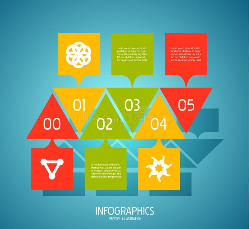 Elementi di disegno dell'insegna di Infographic, numerati liste illustrazione di stock Elementi di disegno dell'insegna di Infographic, numerati liste illustrazione di stock