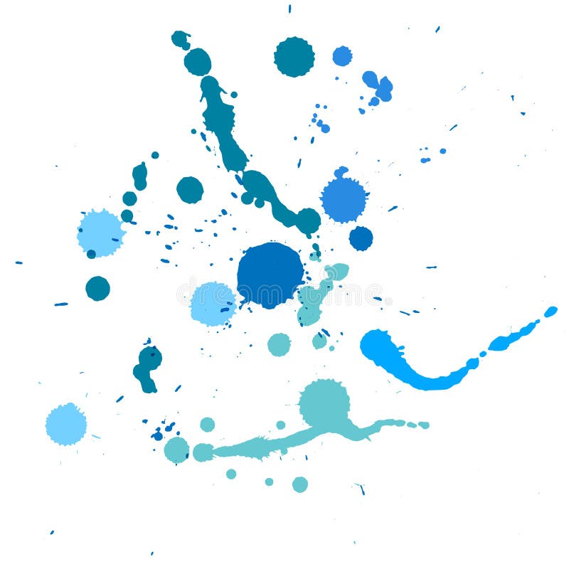 Hand Drawn Ink Splashes colored in a vector. Nice Paint Splatters which can be perfect for web, textile, background. Hand Drawn Ink Splashes colored in a vector. Nice Paint Splatters which can be perfect for web, textile, background.