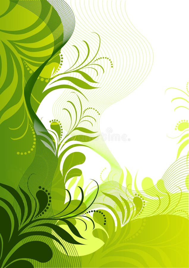 Elementi floreali freschi royalty illustrazione gratis