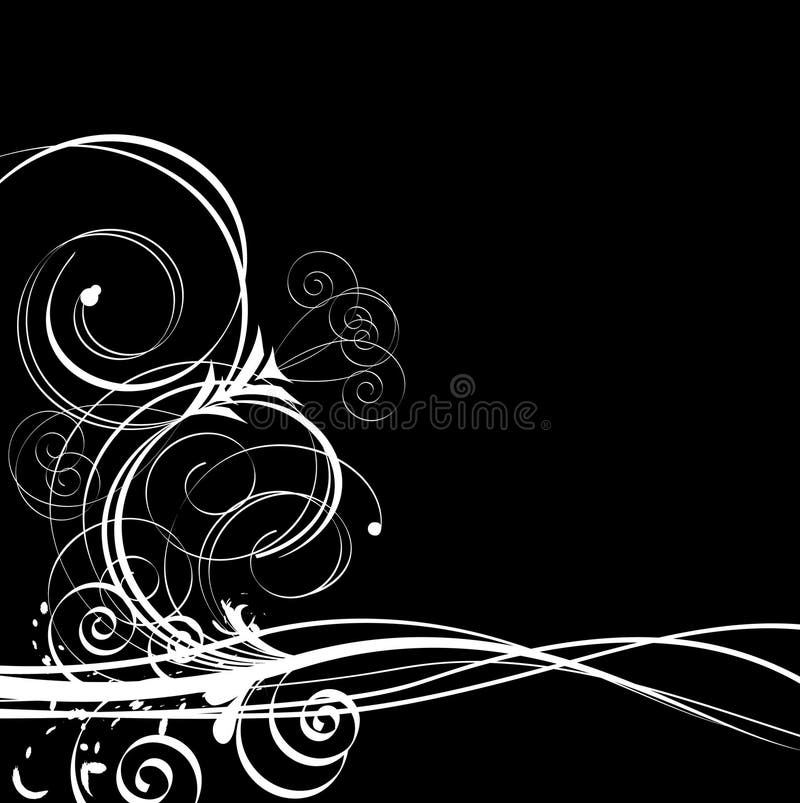 Elementi floreali - vettore royalty illustrazione gratis