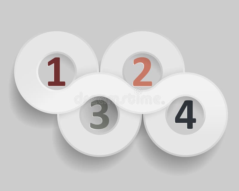 Elemento abstracto de Infographics del papel 3D del vector libre illustration Elemento abstracto de Infographics del papel 3D del vector libre illustration