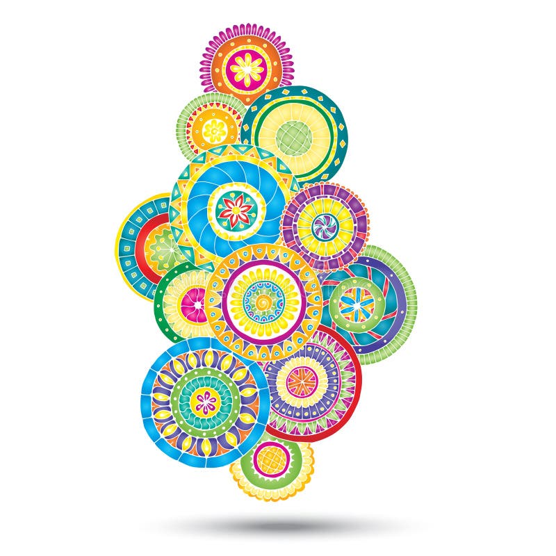 Elemento abstracto del diseño floral de Paisley Mehndi stock de ilustración Elemento abstracto del diseño floral de Paisley Mehndi stock de ilustración