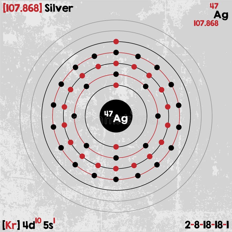 Elemento de la plata ilustración del vector. Ilustración de rojo - 102075475