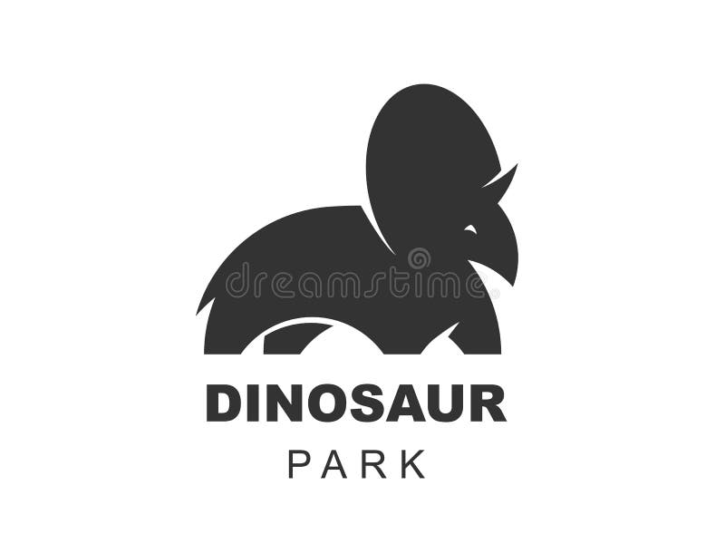 Elemento del diseño del logotipo del vector del dinosaurio del Triceratops Mundo jur?sico del parque Los dinosaurios siluetean ai libre illustration Elemento del diseño del logotipo del vector del dinosaurio del Triceratops Mundo jur?sico del parque Los dinosaurios siluetean ai libre illustration