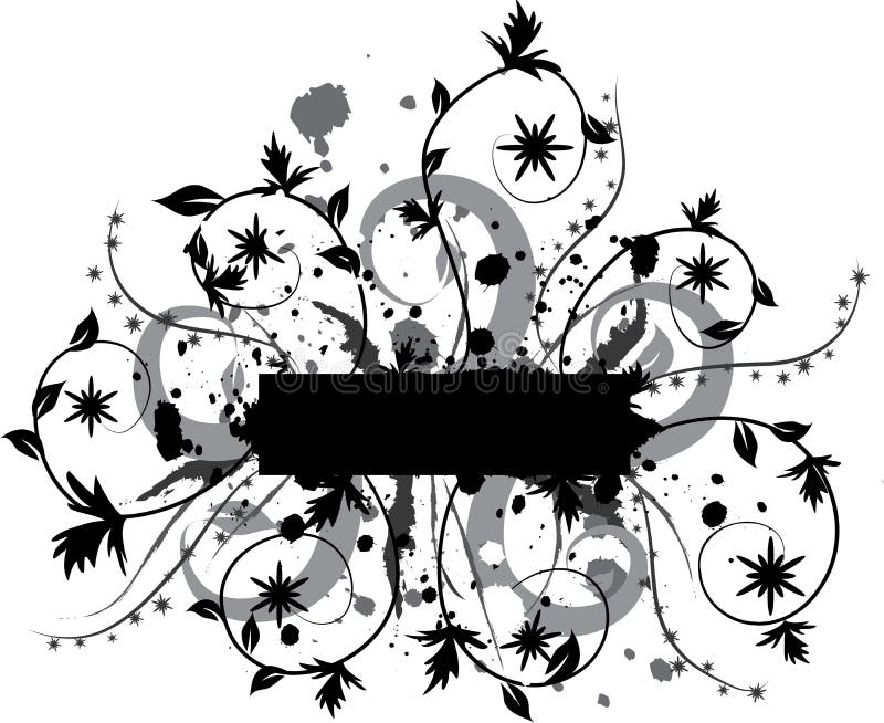 Elemento di Grunge per il disegno, vettore illustrazione di stock Elemento di Grunge per il disegno, vettore illustrazione di stock
