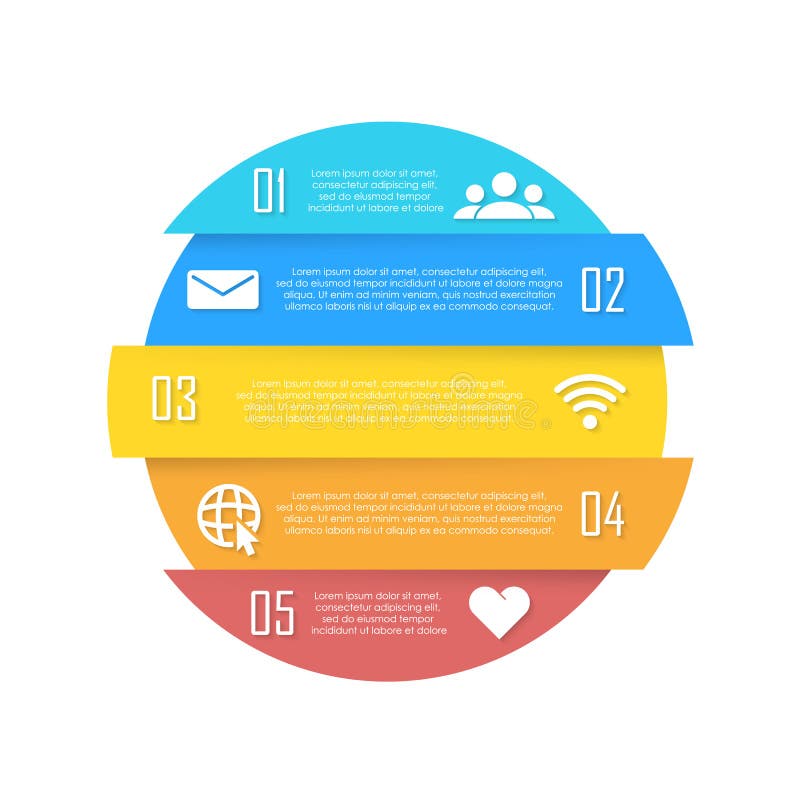 Elemento di vettore per infographic rotondo Il concetto di affari può essere usato per il grafico, l'opuscolo, il diagramma ed il illustrazione di stock Elemento di vettore per infographic rotondo Il concetto di affari può essere usato per il grafico, l'opuscolo, il diagramma ed il illustrazione di stock