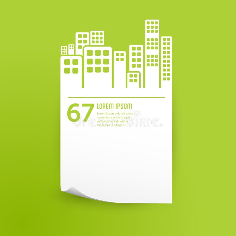 Elemento infographic di progettazione costruzioni/della città illustrazione di stock Elemento infographic di progettazione costruzioni/della città illustrazione di stock