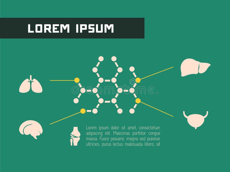 Elemento médico de Infographic ilustração royalty free