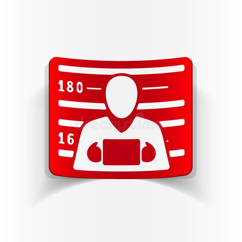 Elemento realístico do projeto suspeito ilustração royalty free Elemento realístico do projeto suspeito ilustração royalty free