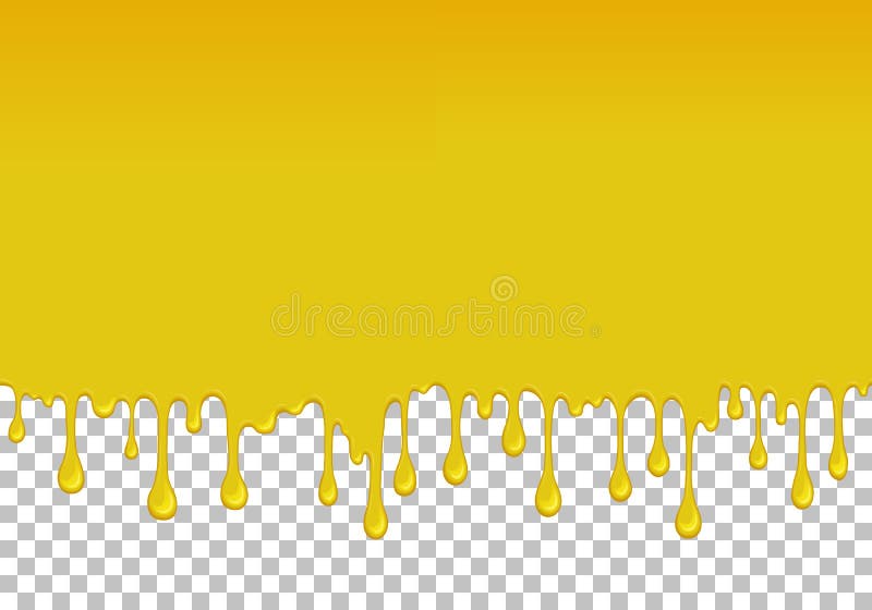Elemento sem emenda de gotejamento amarelo do limo ilustração stock Elemento sem emenda de gotejamento amarelo do limo ilustração stock