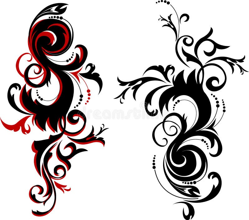 Elementos de diseño abstracto libre illustration