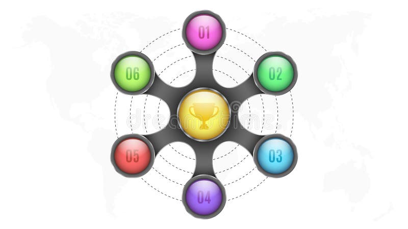 elementos 3d do infographics Os círculos coloridos com números para seu negócio projetam-se Mapa da terra do planeta Metal abstra ilustração stock elementos 3d do infographics Os círculos coloridos com números para seu negócio projetam-se Mapa da terra do planeta Metal abstra ilustração stock