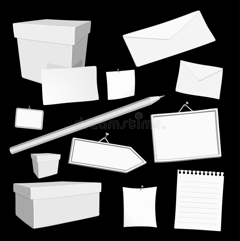 Elementos de la oficina del vector libre illustration Elementos de la oficina del vector libre illustration