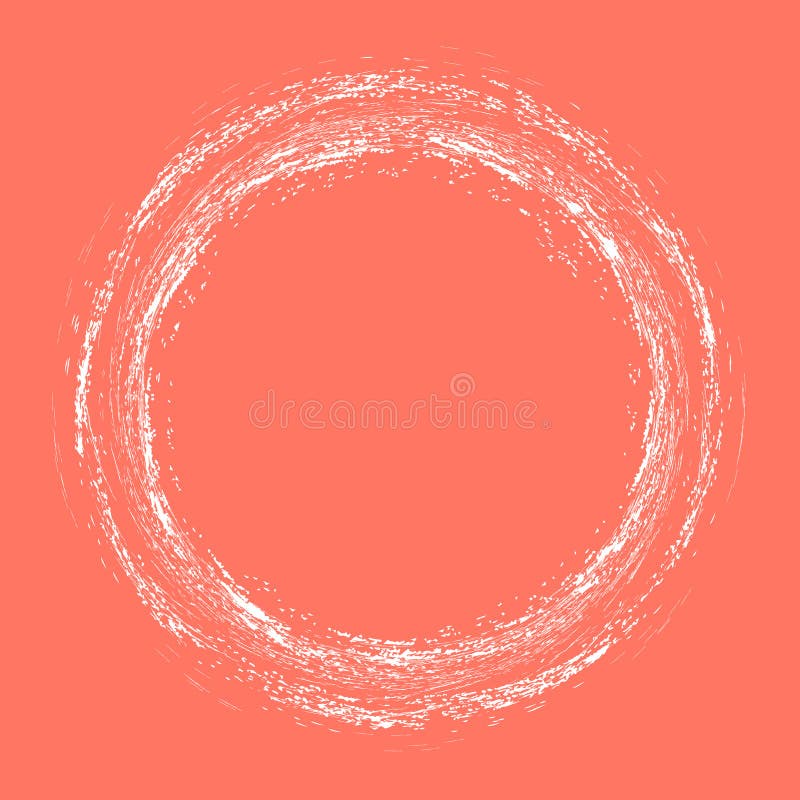 Elementos del vector del Grunge redondos en fondo rojo stock de ilustración Elementos del vector del Grunge redondos en fondo rojo stock de ilustración