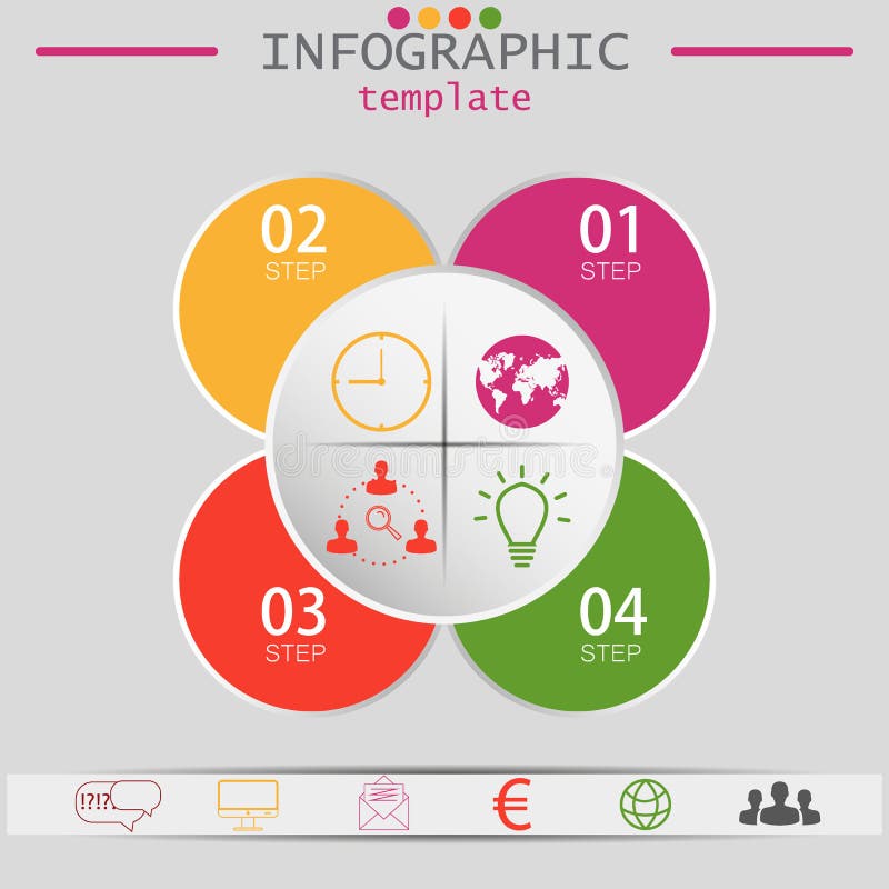 Elementos del vector para infographic Plantilla para el diagrama, el gráfico, la presentación y la carta Concepto del negocio con ilustración del vector Elementos del vector para infographic Plantilla para el diagrama, el gráfico, la presentación y la carta Concepto del negocio con ilustración del vector