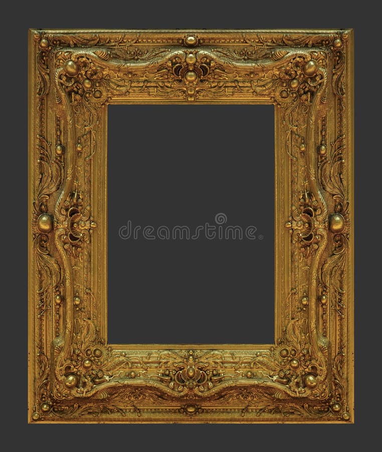 Elementos do ornamento, flora do quadro do ouro do vintage imagem de stock royalty free Elementos do ornamento, flora do quadro do ouro do vintage imagem de stock royalty free