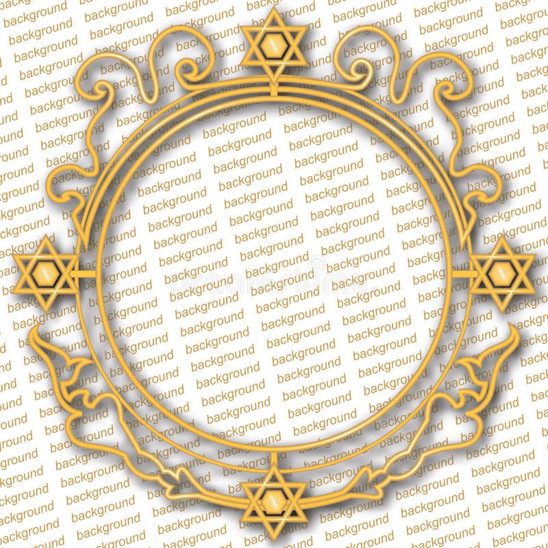 O Motivo Judaico, David Protagoniza Na Ampulheta, Inscrição Do Shalom No  Hebraico Projetado Nas Cores Nacionais De Israel Azuis E Ilustração do  Vetor - Ilustração de decorativo, ouro: 80472506