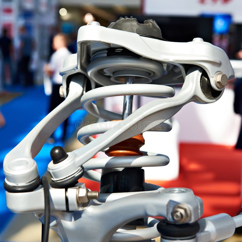 Elements of Double Wishbone Suspension Car Stock Image Image of