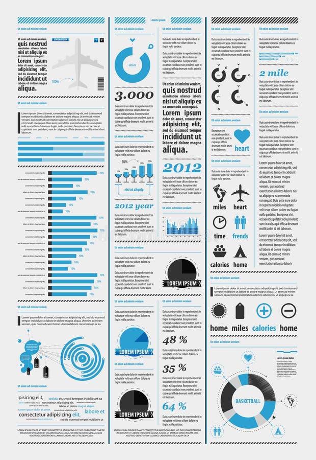 Elements of infographics with the aircraft