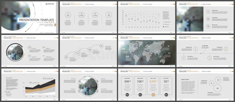 Elements for presentation templates.