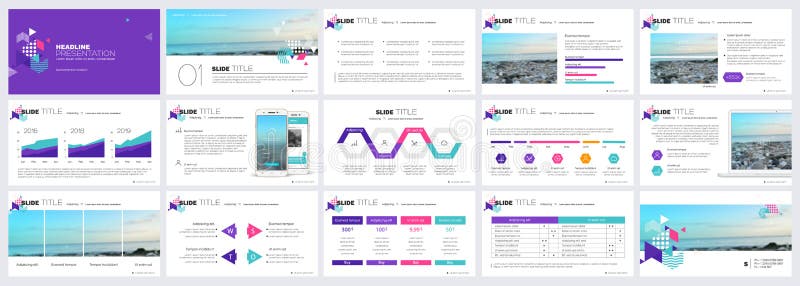 Elements for presentation templates.