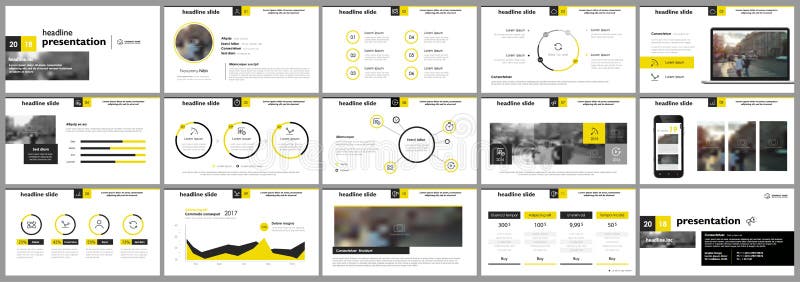 Elements for presentation templates.