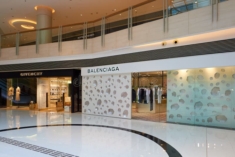 Balenciaga Store editorial photography. Image of mall - 98414882