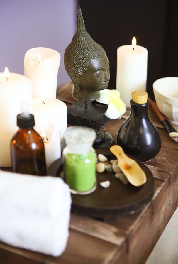 Elements of spa massage stock photo. Image of medicine 59707242