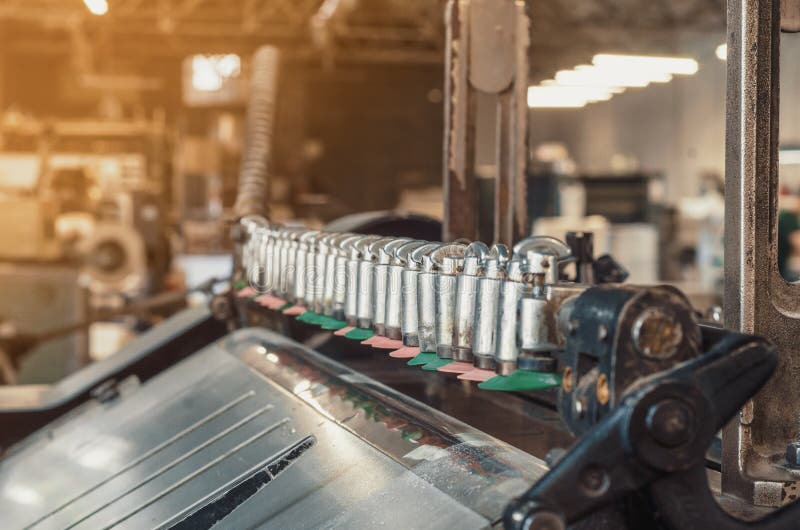 Vintage Printing Machine for Carving in Printing. Part of the Old