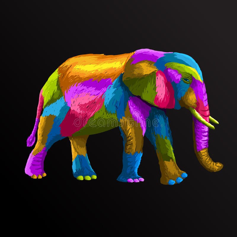 Elephant Pop Art Stock Illustrations 437 Elephant Pop Art Stock