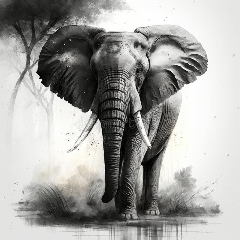 Elephant Trunk Up Sketch Stock Illustrations – 61 Elephant Trunk Up Sketch  Stock Illustrations, Vectors & Clipart - Dreamstime