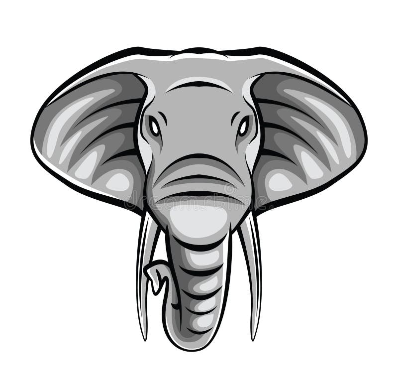 Elephant trunk stock vector. Illustration of decorative - 47879223