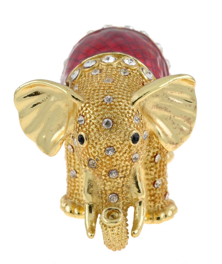 Elephant jewelry box stock photo. Image of silver, carving 67640498