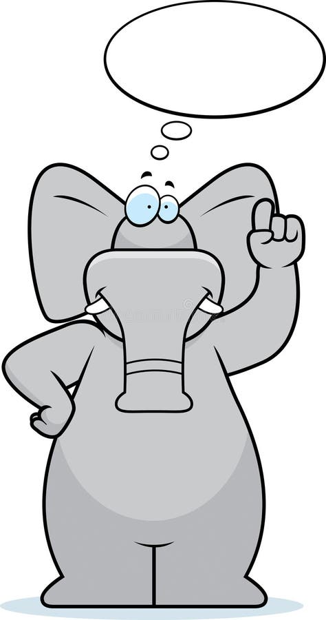 Elephant Thinking Stock Illustrations – 629 Elephant Thinking Stock  Illustrations, Vectors & Clipart - Dreamstime