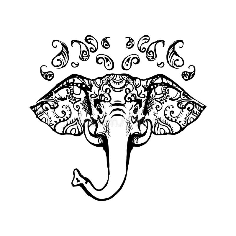 Elephant Vector Illustration of the Logo Stock Vector - Illustration of ...