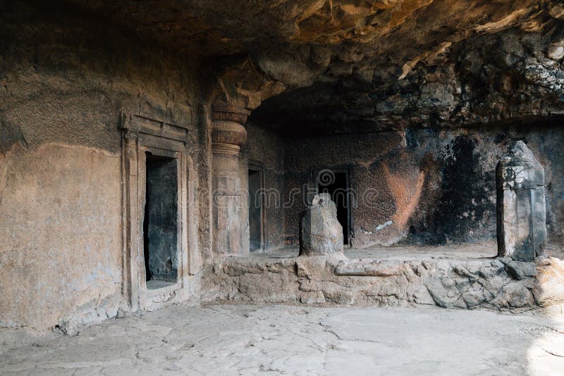 Elephanta-Höhlen in Mumbai, Indien lizenzfreies stockfoto Elephanta-Höhlen in Mumbai, Indien lizenzfreies stockfoto
