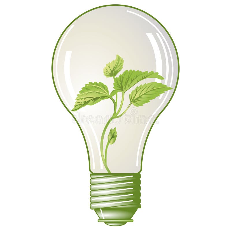 Elettricità verde illustrazione vettoriale Elettricità verde illustrazione vettoriale