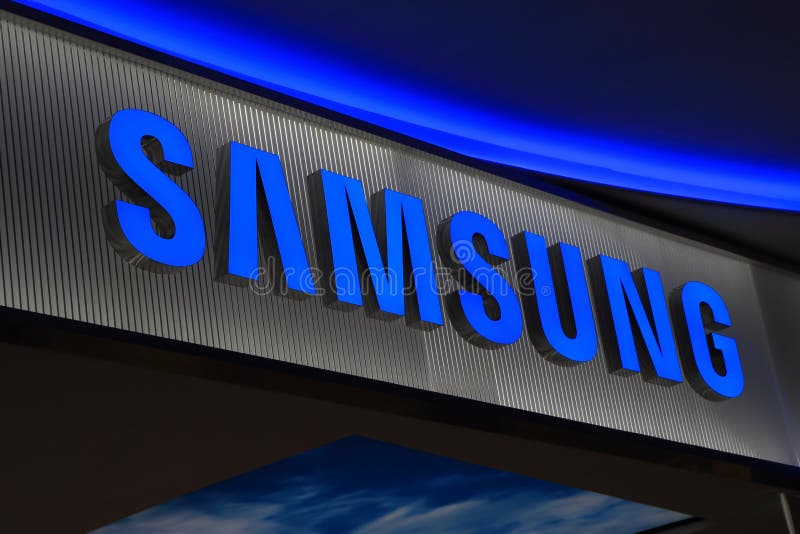 Elettronica del Coreano di Samsung fotografia stock